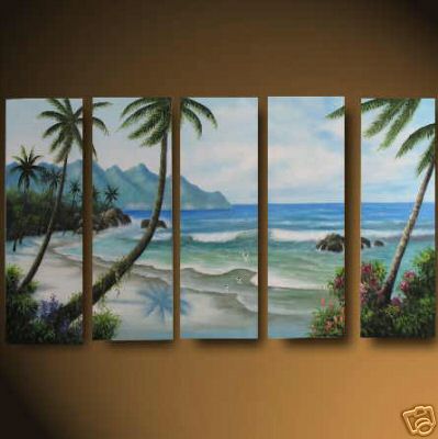 Dafen Oil Painting on canvas seascape painting -set475